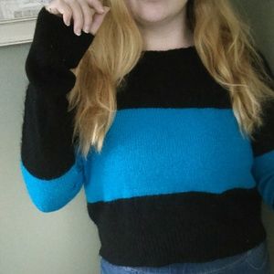 Black and Blue Sweater